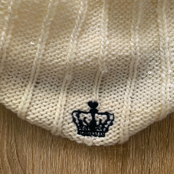 Juicy Couture Snood White Beige One Size - Picture 4 of 6